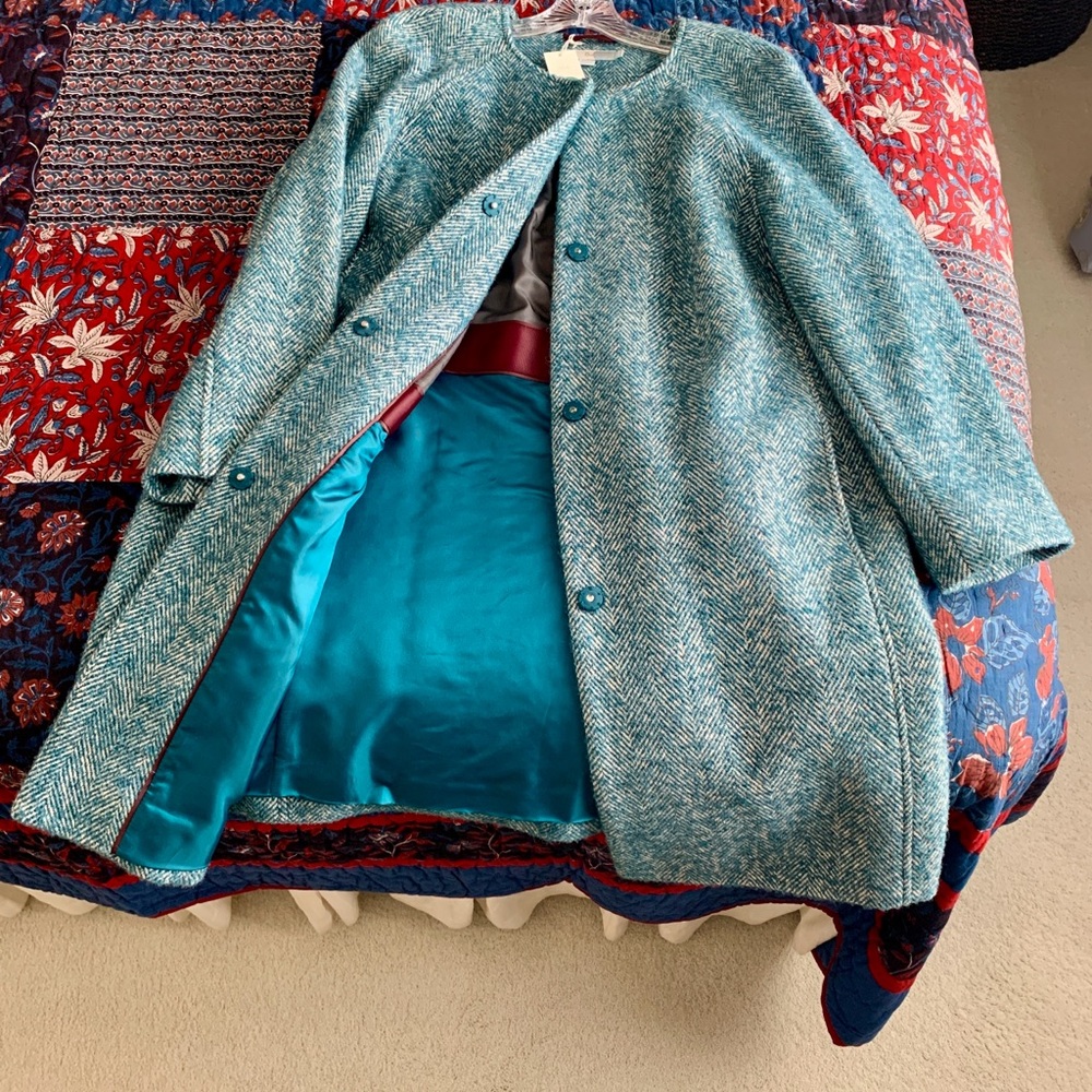 NWT Boden “Imelda” Herringbone Coat, 14